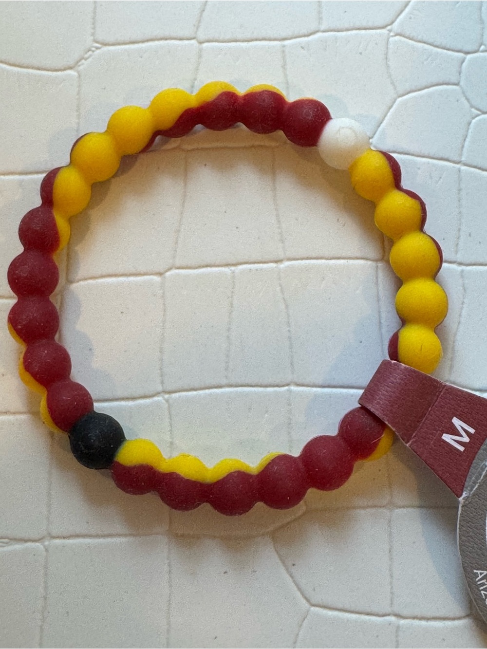NWT! Lokai Arizona State University Maroon & Gold Balance Bracelet - Picture 5 of 7